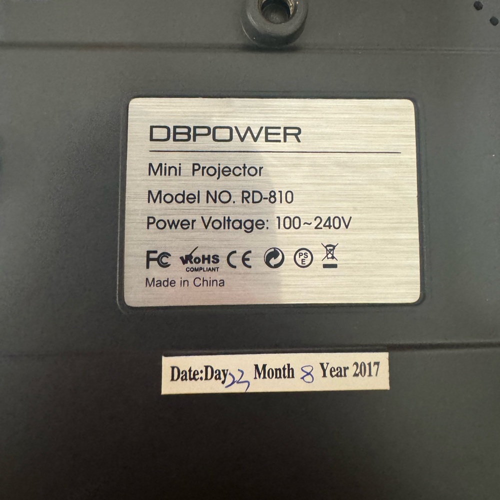 DBPower mini projector - Picture 5 of 11